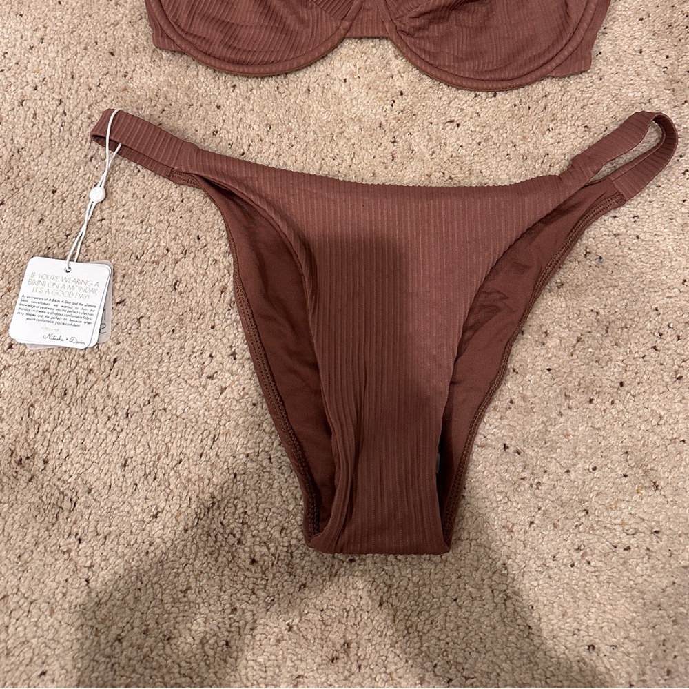 Monday Swimwear Java Bottom in Caramel